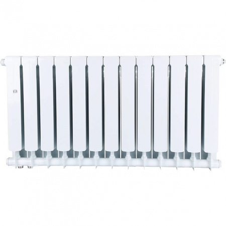 Радиатор биметаллический STOUT SPACE 500х13 секций, нижнее правое подключение