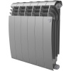 Радиатор биметаллический ROYAL THERMO BILINER SILVER SATIN 500x6 секций, серый