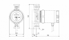 Насос для рециркуляции GRUNDFOS COMFORT 15-14 BA PM 80мм (1x230В)
