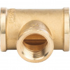 Тройник переходной латунный STOUT без покрытия 3/4"x1/2"x3/4" В