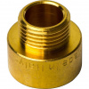 Муфта переходная резьбовая латунная STOUT без покрытия 1/2"x3/8" ВН