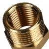 Футорка резьбовая латунная STOUT без покрытия 3/8"x1/4" ВН