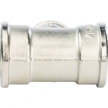 Тройник переходной переходной латунный STOUT никель 1"x3/4"x1" В