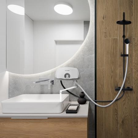 Водонагреватель проточный электрический ROYAL THERMO TS (5,5 kW) - кран+душ (НС-1588906)