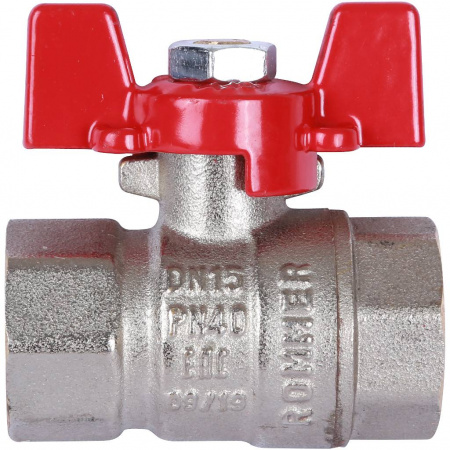 Кран шаровой ROMMER бабочка 1/2" ВВ