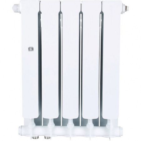 Радиатор биметаллический STOUT SPACE 500х5 секций, нижнее правое подключение