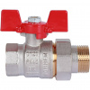 Кран шаровой с американкой ROMMER бабочка 3/4" ВН