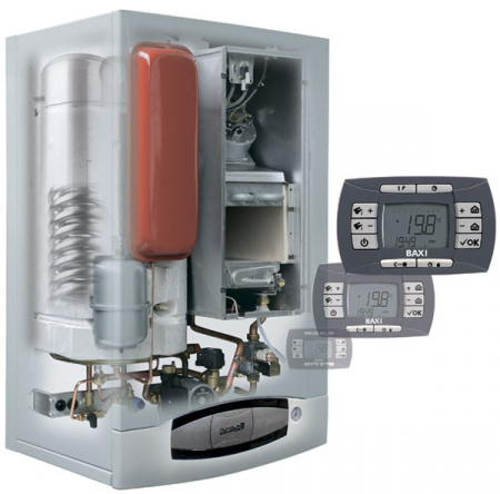 Котел газовый настенный BAXI NUVOLA 3 COMFORT 240 Fi, 24 кВт, двухконтурный, турбированный