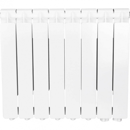 Радиатор алюминиевый STOUT BRAVO 500х8 секций, нижнее правое подключение