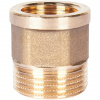 Переход под ключ резьбовой латунный STOUT без покрытия 1/2"х3/4" ВН