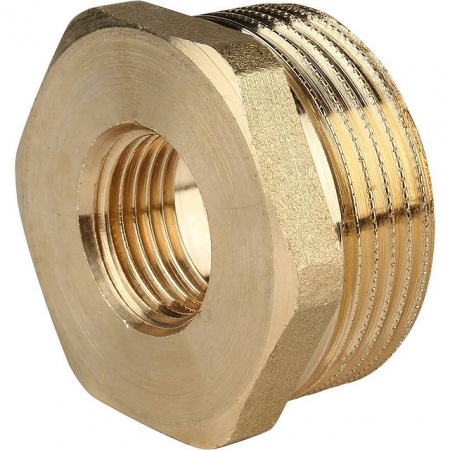 Футорка резьбовая латунная STOUT без покрытия 11/4"x1/2" ВН