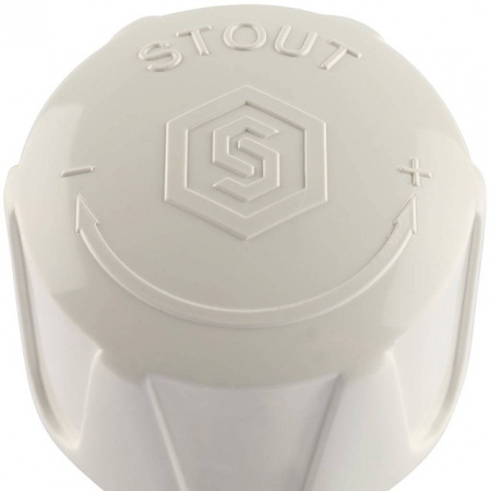 Клапан терморегулирующий прямой STOUT ручной 3/4"