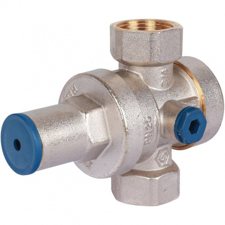 Редуктор давления STOUT 3/4" вн/вн PN25 с выходом под манометр