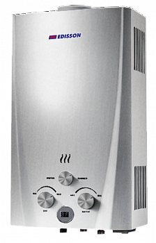 Колонка газовая проточная EDISSON FLAME F 20 D SILVER (ЭдЭБ00727)
