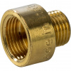 Муфта переходная резьбовая латунная STOUT без покрытия 1/2"x1/4" ВН