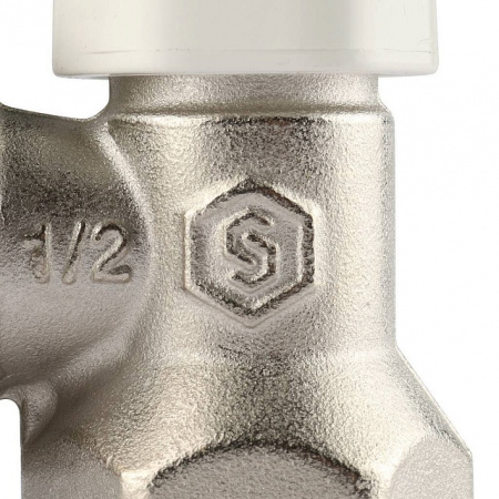 Клапан запорно-балансировочный угловой STOUT 1/2" (SVL-1156-000015)