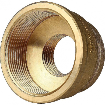 Муфта переходная резьбовая латунная STOUT без покрытия 2"x1" В