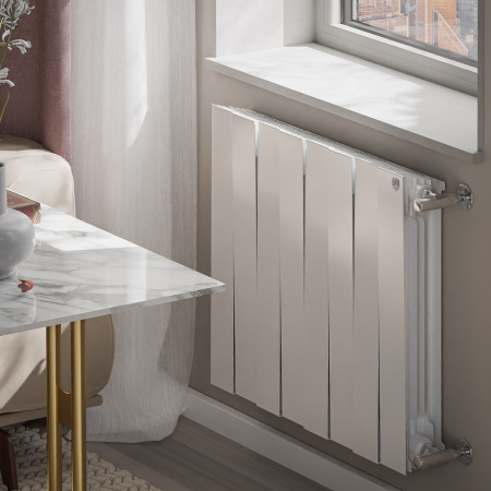 Радиатор биметаллический ROYAL THERMO PIANOFORTE BIANCO TRAFFICO NEW 500x8 секций