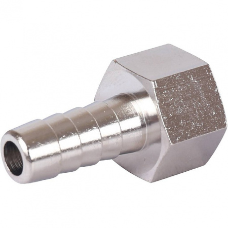 Штуцер резьбовой латунный STOUT никель 3/8"x10мм В