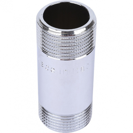Бочонок резьбовой латунный STOUT хром 3/4"x60мм