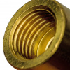 Муфта переходная резьбовая латунная STOUT без покрытия 1/4"x1/8" ВН