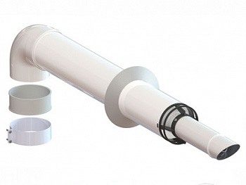 ДХ Комплект дымохода конденсационный ESSAN LIGHT Ø80/125