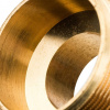 Ниппель переходной резьбовой латунный STOUT без покрытия 2"x11/4" Н