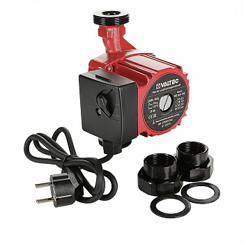 Насос циркуляционный VALTEC RS 25/6 180 (25x60) с гайками