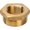 Футорка резьбовая латунная STOUT без покрытия 11/2"x1" ВН