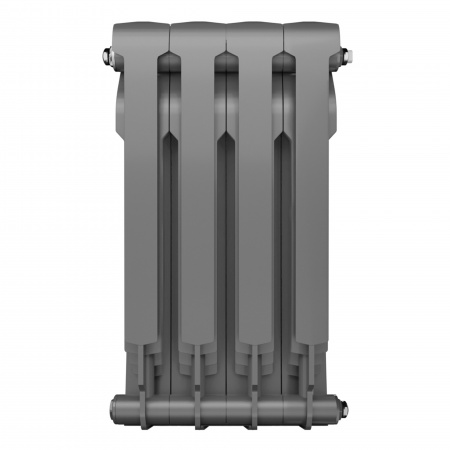 Радиатор биметаллический ROYAL THERMO BILINER SILVER SATIN 500x4 секций, серый