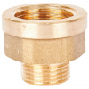 Переход под ключ резьбовой латунный STOUT без покрытия 1/2"х3/8" ВН