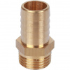 Штуцер резьбовой латунный STOUT без покрытия 1/2"x18мм Н