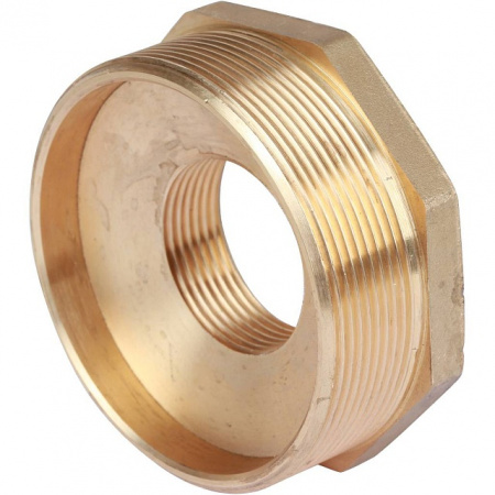 Футорка резьбовая латунная STOUT без покрытия 3"x11/4" ВН