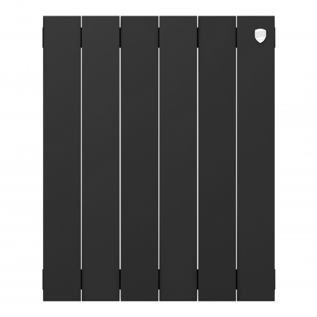 Радиатор биметаллический ROYAL THERMO PIANOFORTE NOIR SABLE NEW 500x6 секций, черный