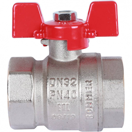 Кран шаровой ROMMER бабочка 11/4" ВВ