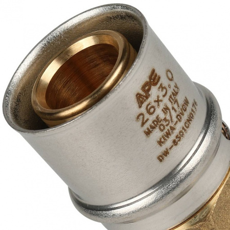 МП Муфта резьбовая пресс для металлопласта STOUT Ø26х3/4" Н