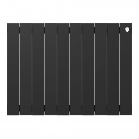 Радиатор биметаллический ROYAL THERMO PIANOFORTE NOIR SABLE NEW 500x10 секций, черный