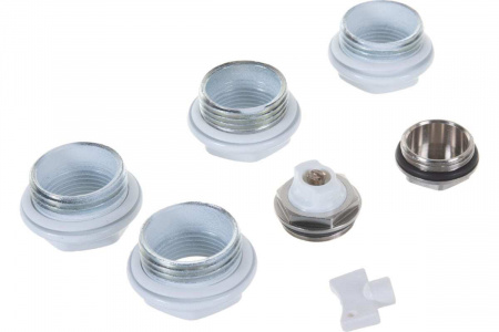 Комплект для монтажа радиаторов RIFAR 3/4" без кронштейнов, белый