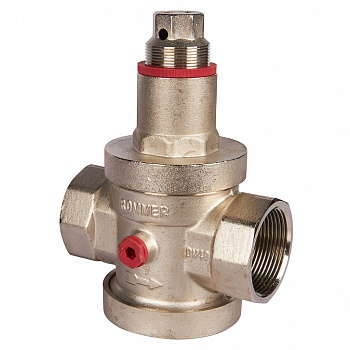 Редуктор давления PN25 вн/вн 11/2 с выходом под манометр ROMMER