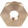 Футорка резьбовая латунная STOUT без покрытия 11/2"x1/2" ВН