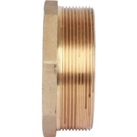 Футорка резьбовая латунная STOUT без покрытия 3"x11/4" ВН