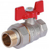 Кран шаровой с американкой ROMMER бабочка 3/4" ВН