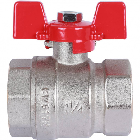 Кран шаровой ROMMER бабочка 11/4" ВВ