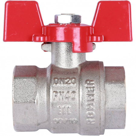 Кран шаровой ROMMER бабочка 3/4" ВН