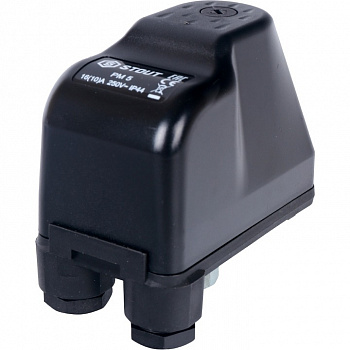 Реле давления STOUT для водоснабжения PM5G,  1-5 бар, 1/4", с накидной гайкой.