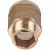 Удлинитель шестигранный резьбовой латунный STOUT без покрытия 1/2"x1/2" ВН