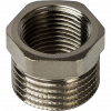 Футорка резьбовая латунная STOUT никель 1/2"x3/8" ВН