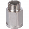 Удлинитель шестигранный резьбовой латунный STOUT никель 1/2"x1/2" ВН