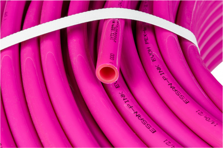 Труба из сшитого полиэтилена ESSAN PINK EVOH PEX-b Ø16х2,2, ГОСТ32415-2013 (фиолетовая)